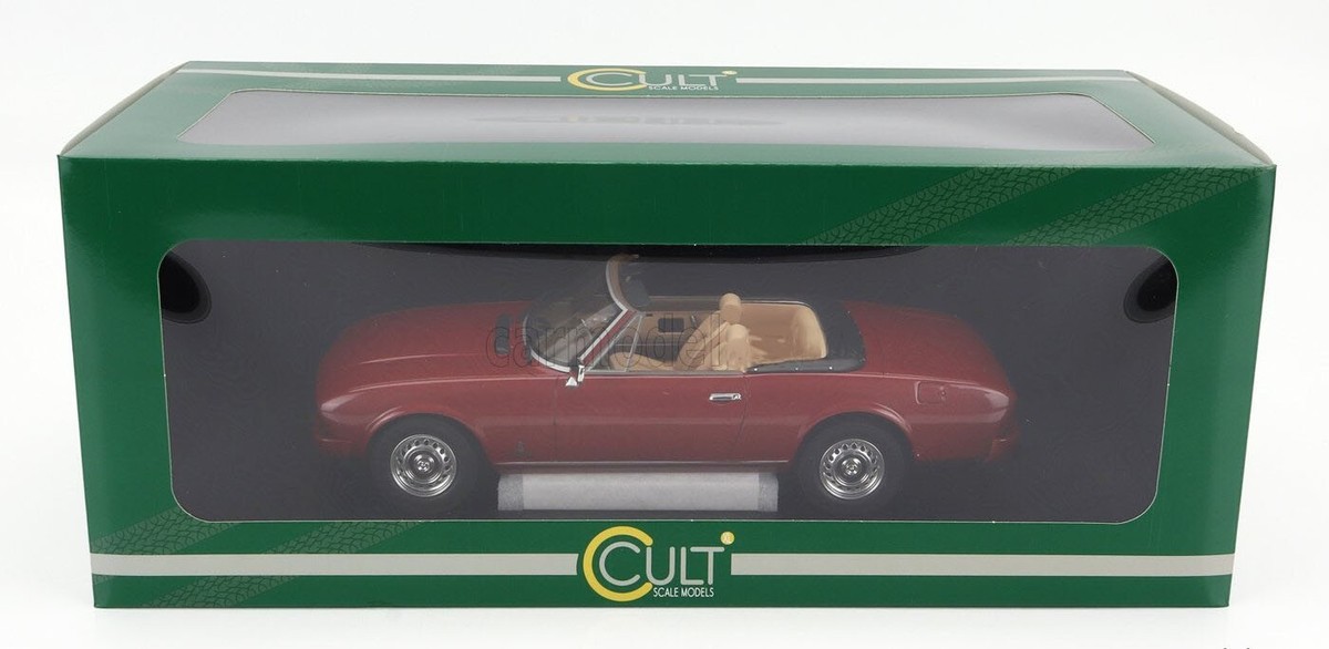 Cult Models PEUGEOT 504 CABRIOLET OPEN 1983 RED METALLIC 1/18