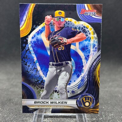 Brock Wilken 2024 Bowman's Best Baseball Base Milwaukee Brewers #TP-10