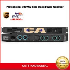 600Wx2 Professional Rear Stage Power Amplifier Digital CA Dual Audio Amplifier