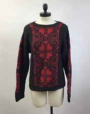 The Woolrich Woman Vintage Heart Sweater Size Medium