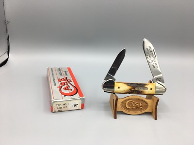 Case XX 5 Dot (1995)  Soddy Daisy Club 52131 Canoe Knife Stag Mint In Box - A21