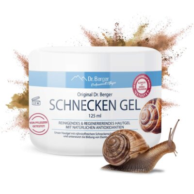 Original Dr. Berger Schnecken Gel 125 ml Akne Skincare Gesichtspflege Peeling