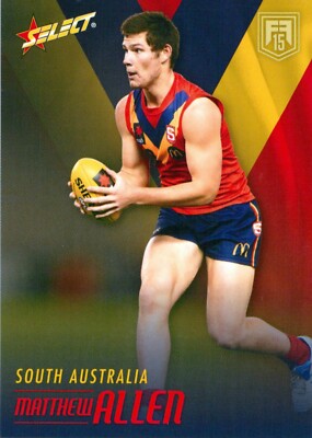 2015 West Coast Eagles AFL Select Future Force Rookie Card - Matthew Allen
