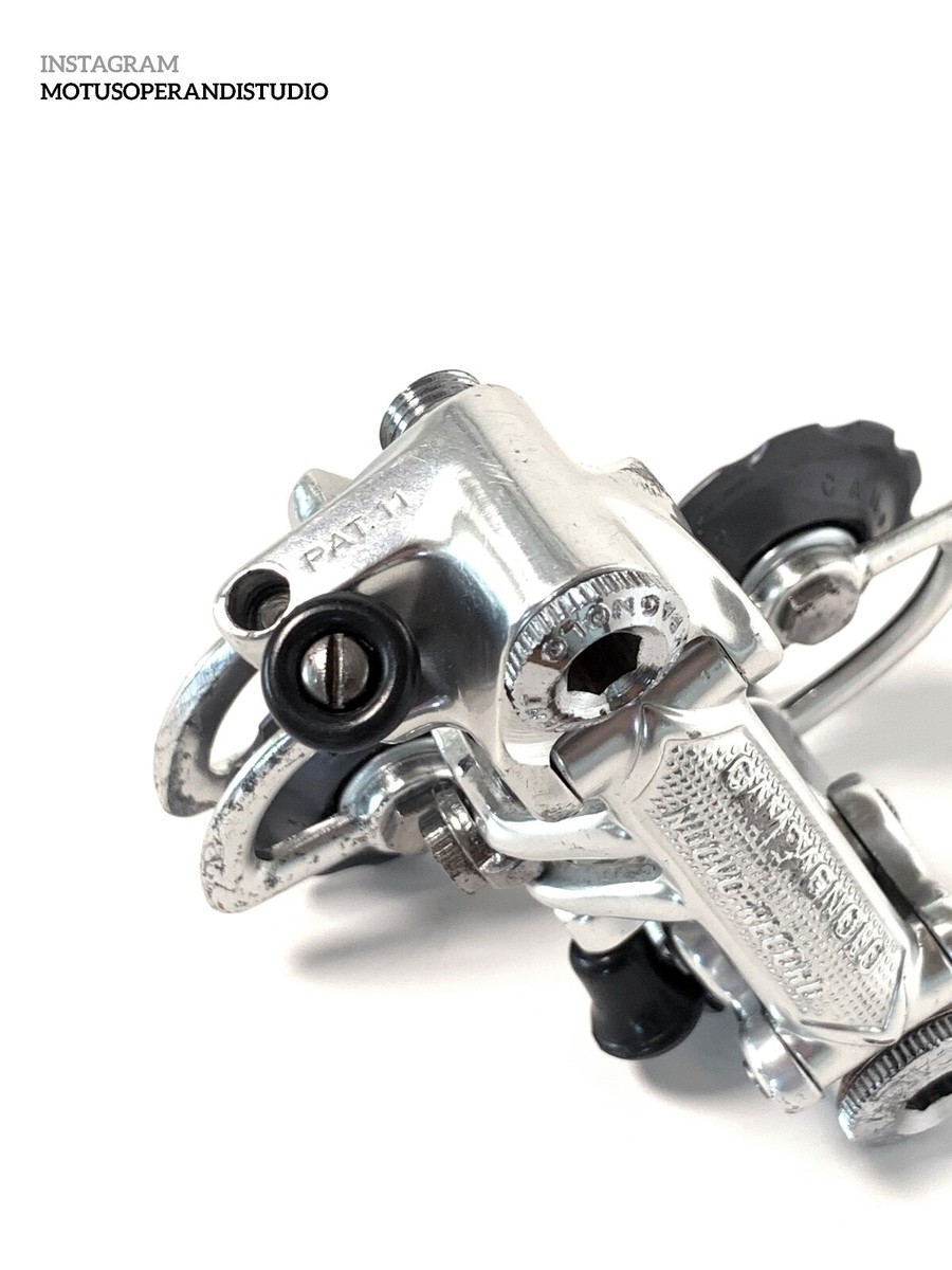 カスタム額100万 DEDACCIAI NELISSIMO Campagnolo VINTAGE CAMPAGNOLO RALLY I GENERATION REAR DERAILLEUR NOS