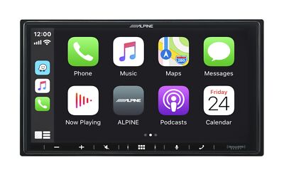 Alpine iLX-W670 Car Stereo 7 Inch Mechless Ultra-shallow AV System with Apple Ca