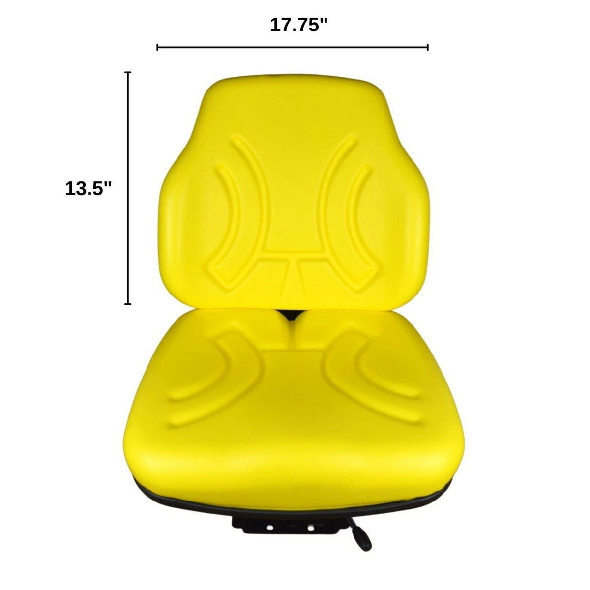 Yellow Suspension Seat for John Deere Tractor Part Numbers RE61377 