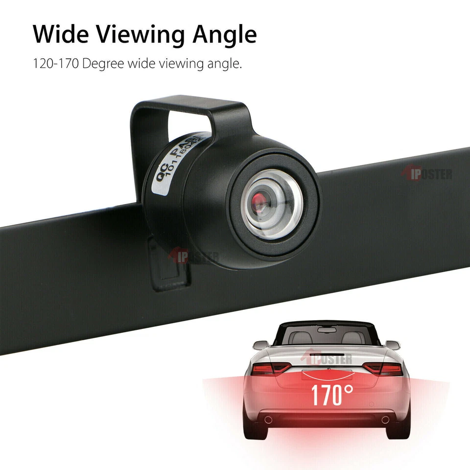 Car HD Interior Rear View Mirror 4.3" Monitor with Backup Camera OEM Replacement - Image 4 of 4