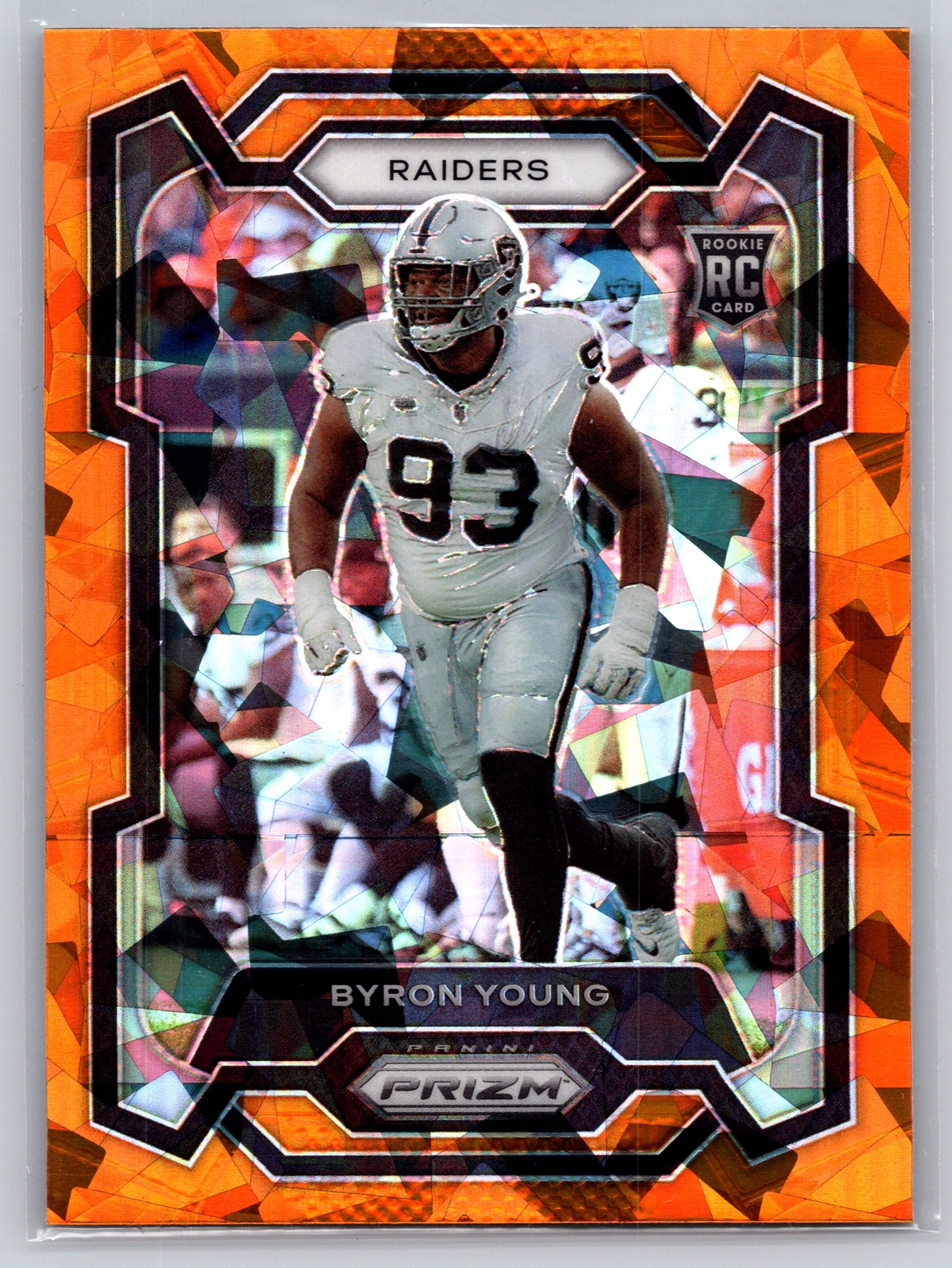 2023 Panini Prizm #355 Byron Young #355 Orange Ice