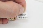 14k Yellow Gold Ring w 14.4mm x 11.8mm Opal + 1/3cttw Diamond & Emerald Halo — photo 7