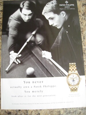 PATEK PHILIPPE UHRENKALENDER NEXT GENERATION 2001 WERBUNG A4 GRÖßE Datei 16