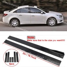 Side Skirts Lip Rocker Panel For Chevrolet Cruze 2024 - Gloss Black 78.7 Us