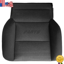 Driver Side Bottom Cloth Black Seat Cover for 2014-2019 GMC Sierra 1500 Truck