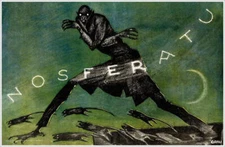 Nosferatu Classic Movie Mini Poster 17.5" x 11.5" - Laminated