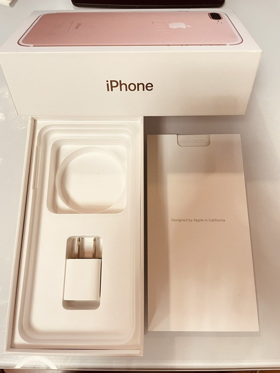 EMPTY BOX ONLY (NO PHONE) Apple iPhone 7 Plus 32 GB ROSE GOLD