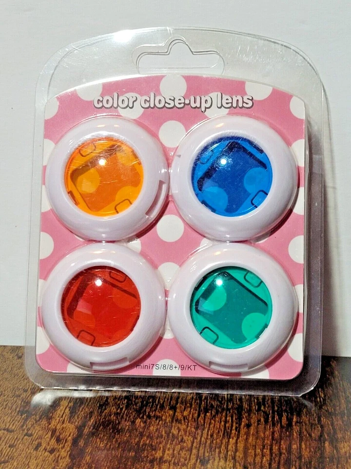 4 Pack Colored Close-Up Lens Filters (NEW) For Fujifilm Instax Mini Camera - Image 2 of 4