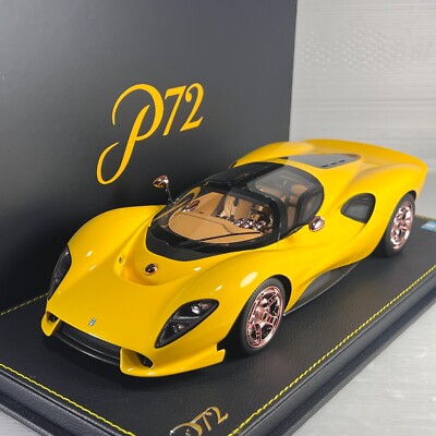 新品 peako ピーコ 1/18 デ・トマソ P72 2025 ミニカー 1/18 De Tomaso P72 2025 Soul Red with New diffuser Dealer Version