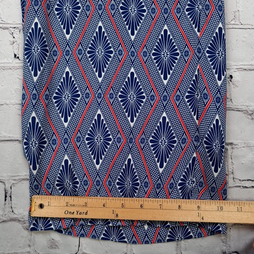 Karen Kane Pants Womens XL White Blue Relaxed Pull On Viscose Summer Resort Wear - Picture 12 of 17