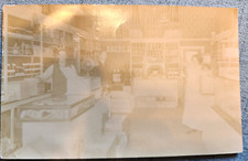 Postal DPO 4 Bellota CA Condado de San Joaquín 1911 Desteñido RPPC Tienda Interior