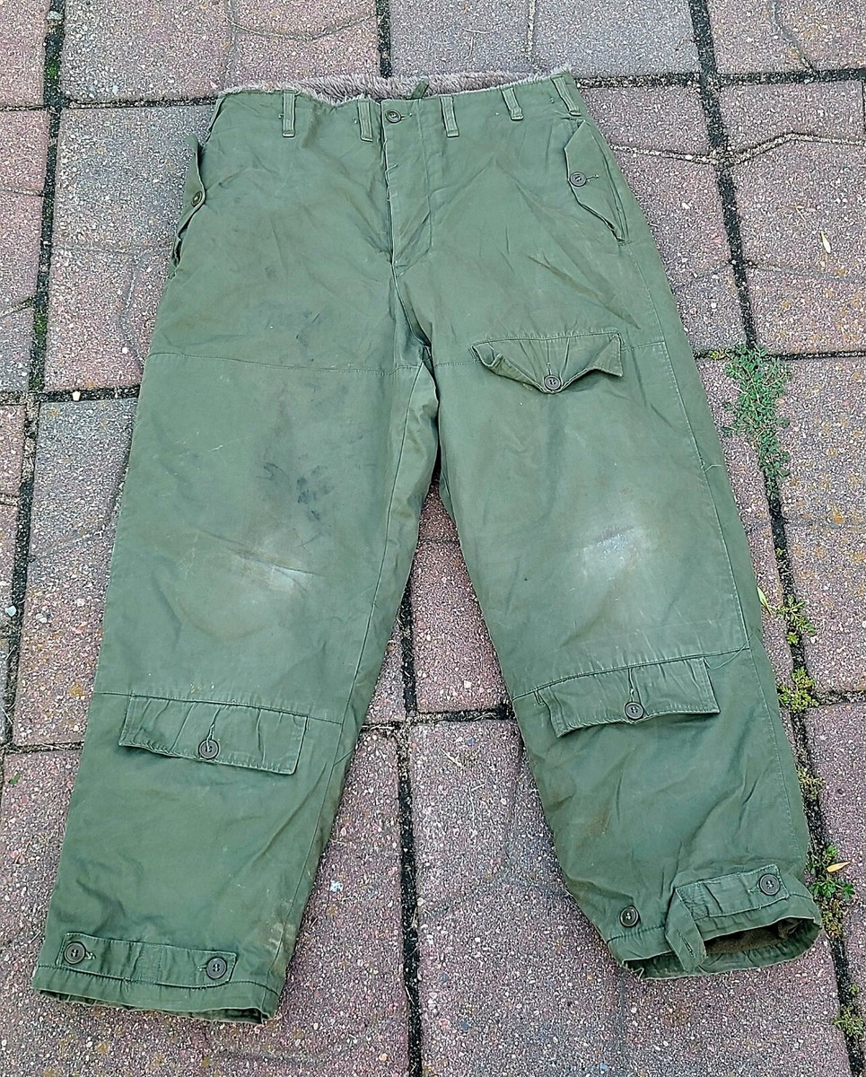 Vintage US Army Air Force A-10 Flight Pants Adult 38 Green WW2