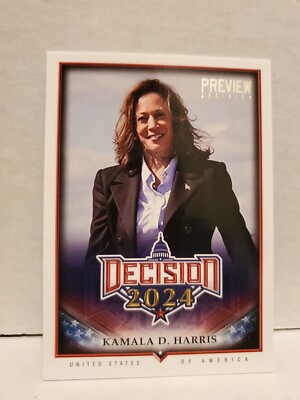 Kamala D Harris 2024 Decision Preview #P17 Vice President QTY