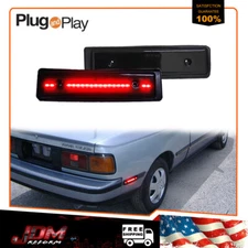 For 1986-1989 Toyota Celica GT/GTS Smoked Red LED Rear Bumper Side Marker Lights