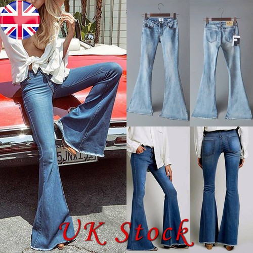 Womens Fashion Denim Jeggings Trouser 