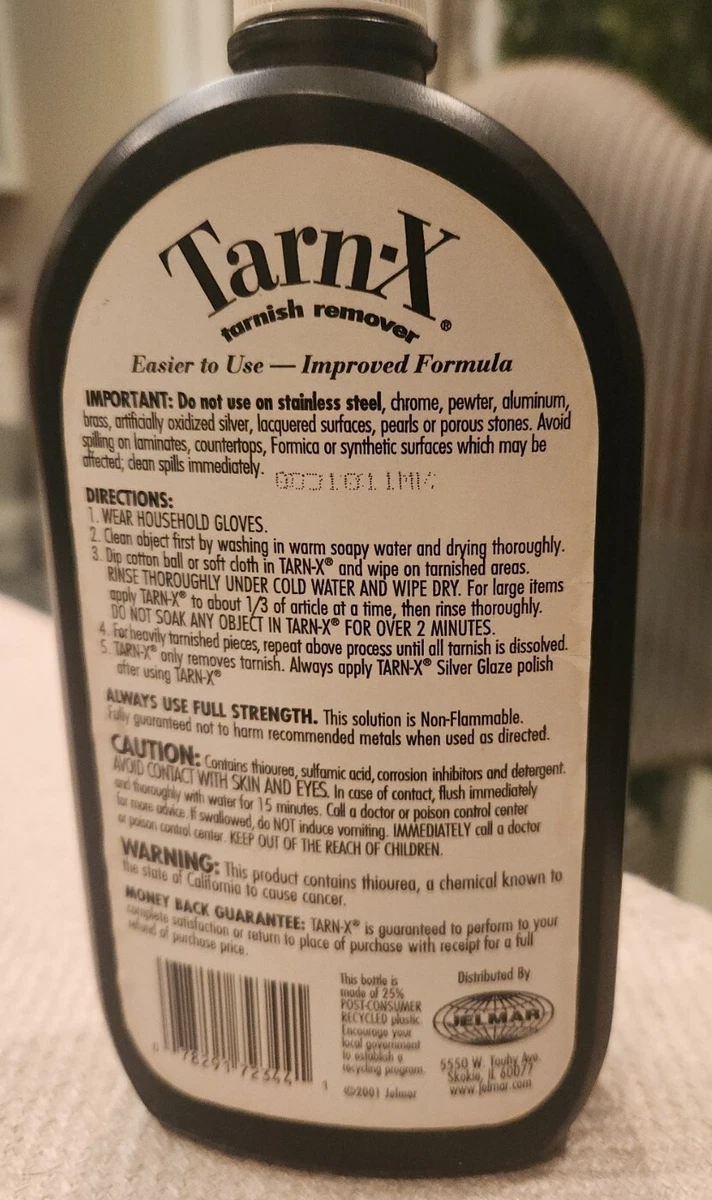 Tarn-X Tarnish Remover ~ Jewelry Cleaner for Silver Gold Copper Diamonds ~  16 oz