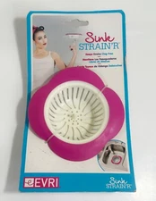 Evri-Sink Sink Strainer with Large Wide Rim, Tool for Kitchen Sinks, Fits Most