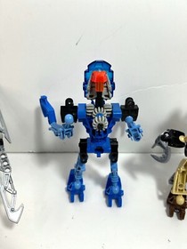 LEGO Bionicle LOT:  Onua Nuva 8566 + Pohatu 8568 + Kopaka 8571 + Gali 8533