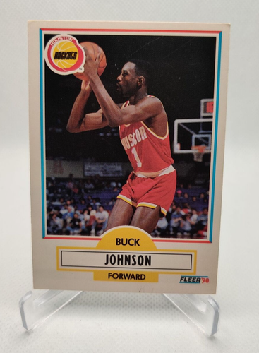 1990-91 Fleer Basketball #71 Buck Johnson Houston Rockets | eBay