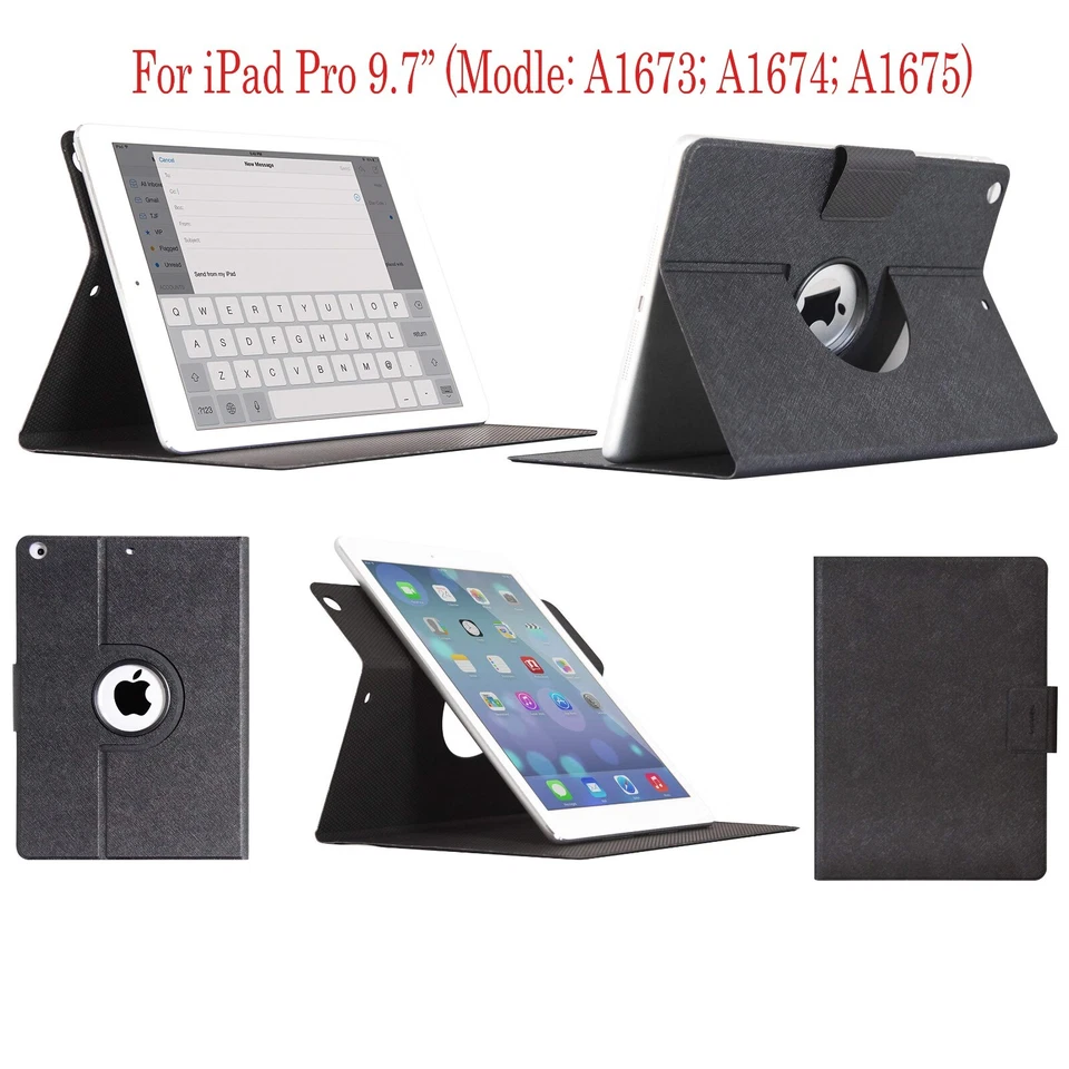 For Apple iPad 5th /6th Generation 9.7 2018 /2017 Hard Shell Case Smart Cover - Image 2 of 4