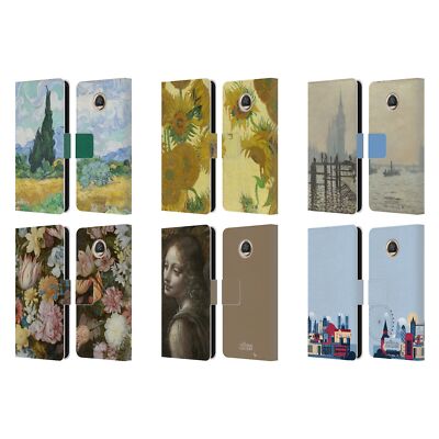 OFFICIAL THE NATIONAL GALLERY ART LEATHER BOOK WALLET CASE FOR MOTOROLA PHONES