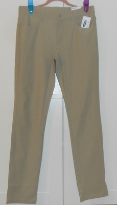MEN'S OLD NAVY ACTIVE LIGHT KHAKI SLIM 