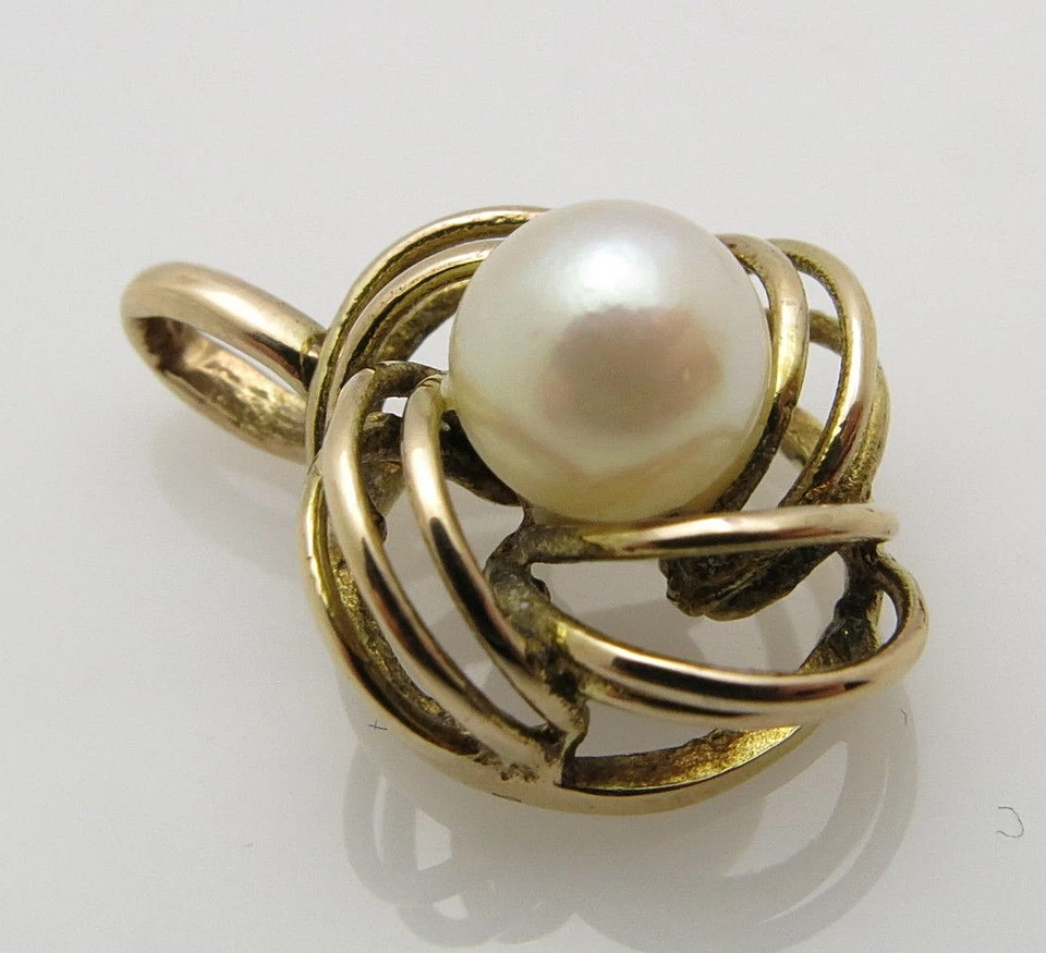 REIF-DESIGN - FEINER PERLEN ANHÄNGER - 333 GELBGOLD