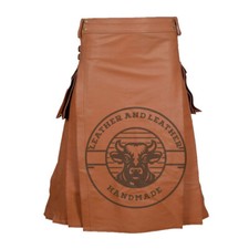 Authentic Leather Kilt for Men Classic Utility Design Durable Unique Style