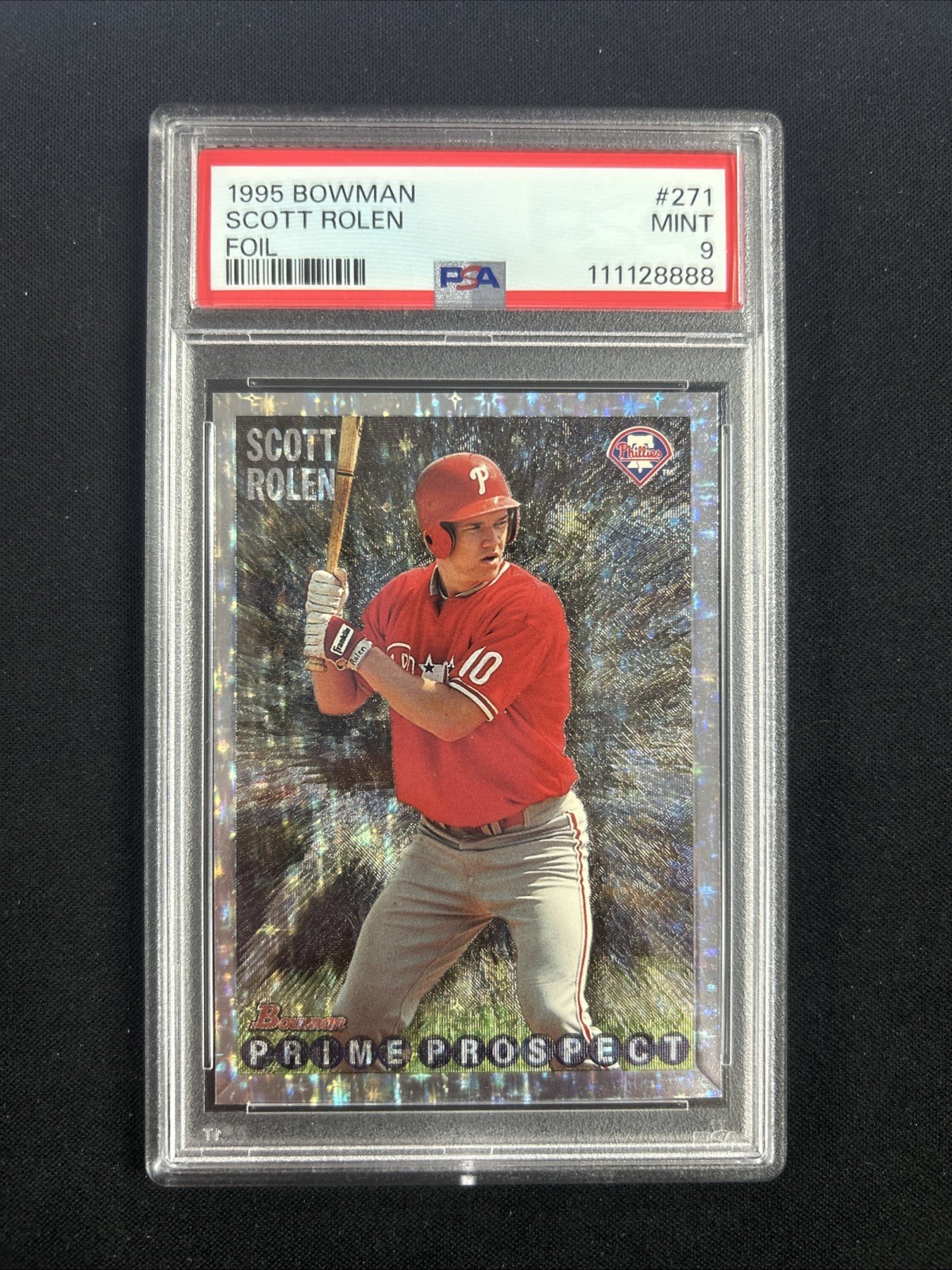 1995 Bowman Foil #271 Scott Rolen PSA 9
