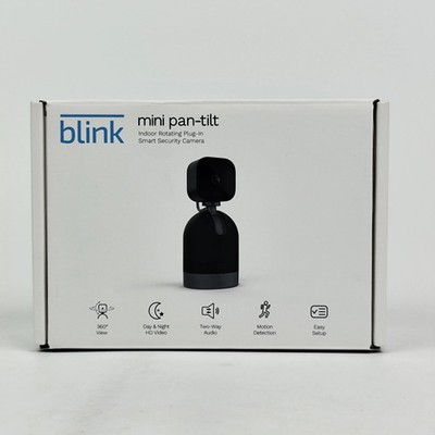 Blink Mini Pan-Tilt Camera (newest model), Rotating indoor plug-in smart Camera
