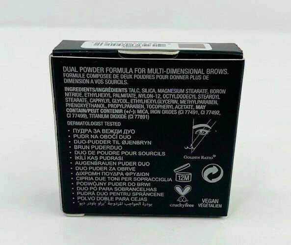 Anastasia Beverly Hills Brow Powder Duo ~ EBONY ~ 2 x 0.8g / 0.03 oz ~ NEW BOXED - Image 4 of 4