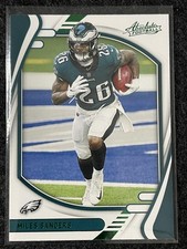2021 Panini Absolute #78 Miles Sanders Green Philadelphia Eagles