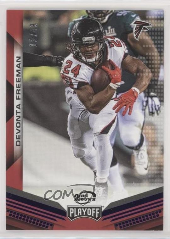 2019 Panini Playoff 2nd Down 12/49 Devonta Freeman #153 x5u