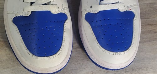 Nike Air Jordan 1 Mid Laser arancione scarpe sneakers 554725-131 taglia 11 - Foto 14 di 14