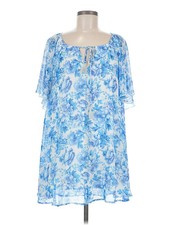 Show Me Your Mumu Women Blue Casual Dress M