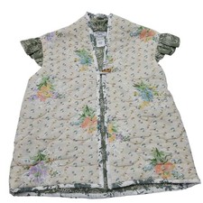 Social Grace Atelier handmade vintage quilted vest upcycled cottagecore floral