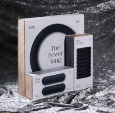 BALA Power Dumbell Kit - Bangles, Bars, Power Ring In Sexy Charcoal Black New