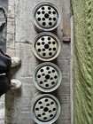 Genuine AUSTIN ROVER MG METRO PEPPER POT ALLOY WHEELS 4 OFF NO POSTAGE PU ONLY