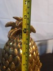 Gold Pineapple Decor Statue Glam Hollywood Regency resin Centerpiece — photo 6