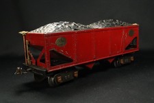 NobleSpirit Lionel No. 516 Standard Gauge Coal Car Red Black Tin Painted (TST)
