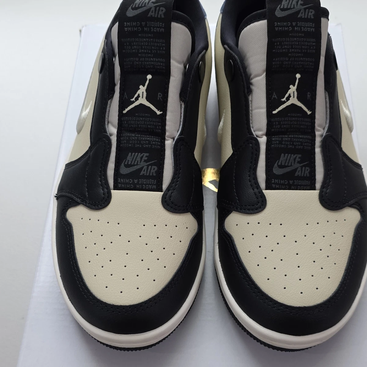 Jordan 1 Slip Low Black W for sale | eBay