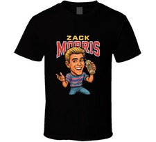 Saved By The Bell Zack Morris Retro Tv Show Caricature T Shirt