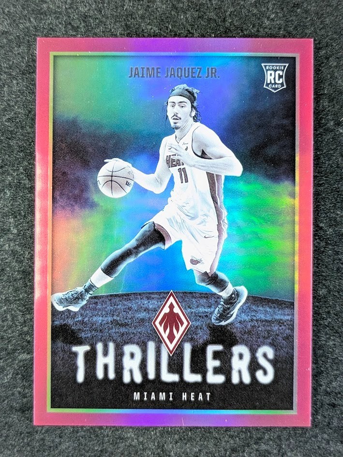 2023-24 Panini Phoenix JAIME JAQUEZ JR 87/99 Rookie RC Pink SP Thrillers #12